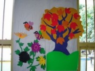 蜜蜂与花-幼儿园环境布置图片-WL071