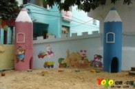 室外卡通城堡-幼儿园环境布置图片-WL083
