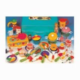 娃娃厨房餐具-桌面玩具,益智玩具-WL11311E