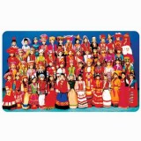 民族娃娃WL11315D-桌面玩具,益智玩具-