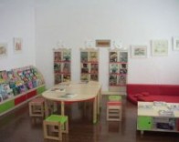 图书室-幼儿园环境布置图片-WL045