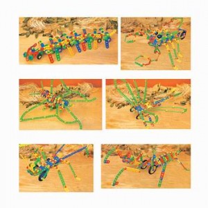 昆虫拼塔积木-桌面益智玩具-WL440D