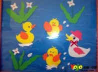 快乐小鸭子-幼儿园环境布置图片-WL03