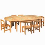 组合桌-WL11277A-幼儿园桌椅