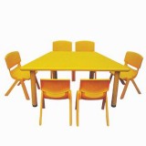 全塑梯形桌-幼儿园桌椅-WL11219B