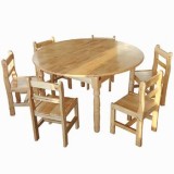 圆形桌-WL11277D-幼儿园桌椅