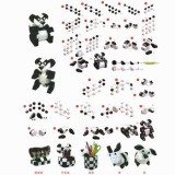 熊猫积木-桌面玩具-益智玩具-WL11364A
