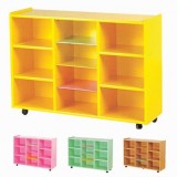 彩色幼儿园玩具柜WL295A