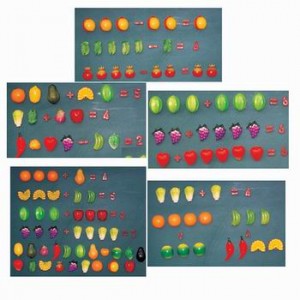 逼真水果蔬菜磁性教具-桌面玩具,益智玩具-WL11308A