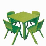 全塑正方桌-幼儿园桌椅-WL11219D