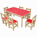 幼儿园桌椅-木制桌子WL11278E