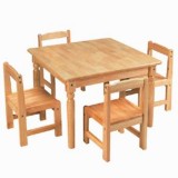 四人方桌-WL11278B-幼儿园桌椅