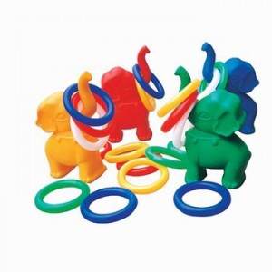 塑料大象投圈-桌面玩具,益智玩具-WL11302A