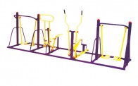 心肺功能组合训练器-WL9035C-户外健身器材-小区健身器材
