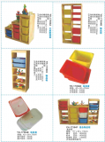 YH-17394三层阶梯柜-物品柜-玩具盒